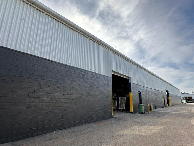 Industrial warehouse exterior and hardstand