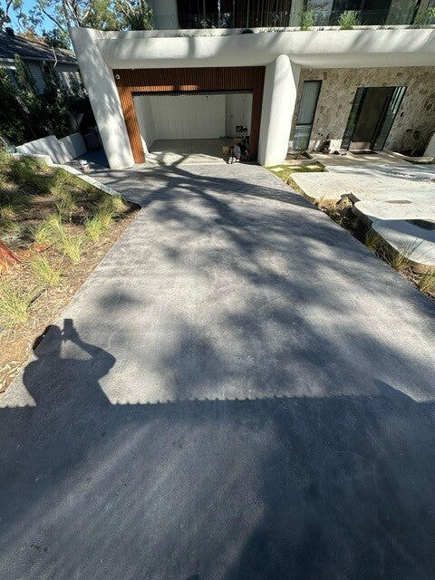 Spraycrete driveway completed by Matta Projects